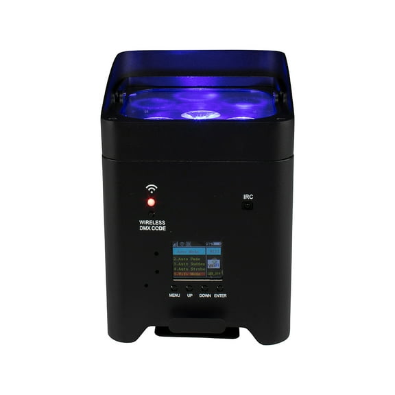 LED Battery Par Light Wireless 6*18w LED RGBWA UV Rechargable Par Can Wash DJ Lighting