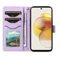 thumbnail image 3 of Motorola MOTO G73 Phone Case , Wallet Flip Cover Adjustable Crossbody Lanyard Magnetic Card Slots, 3 of 5