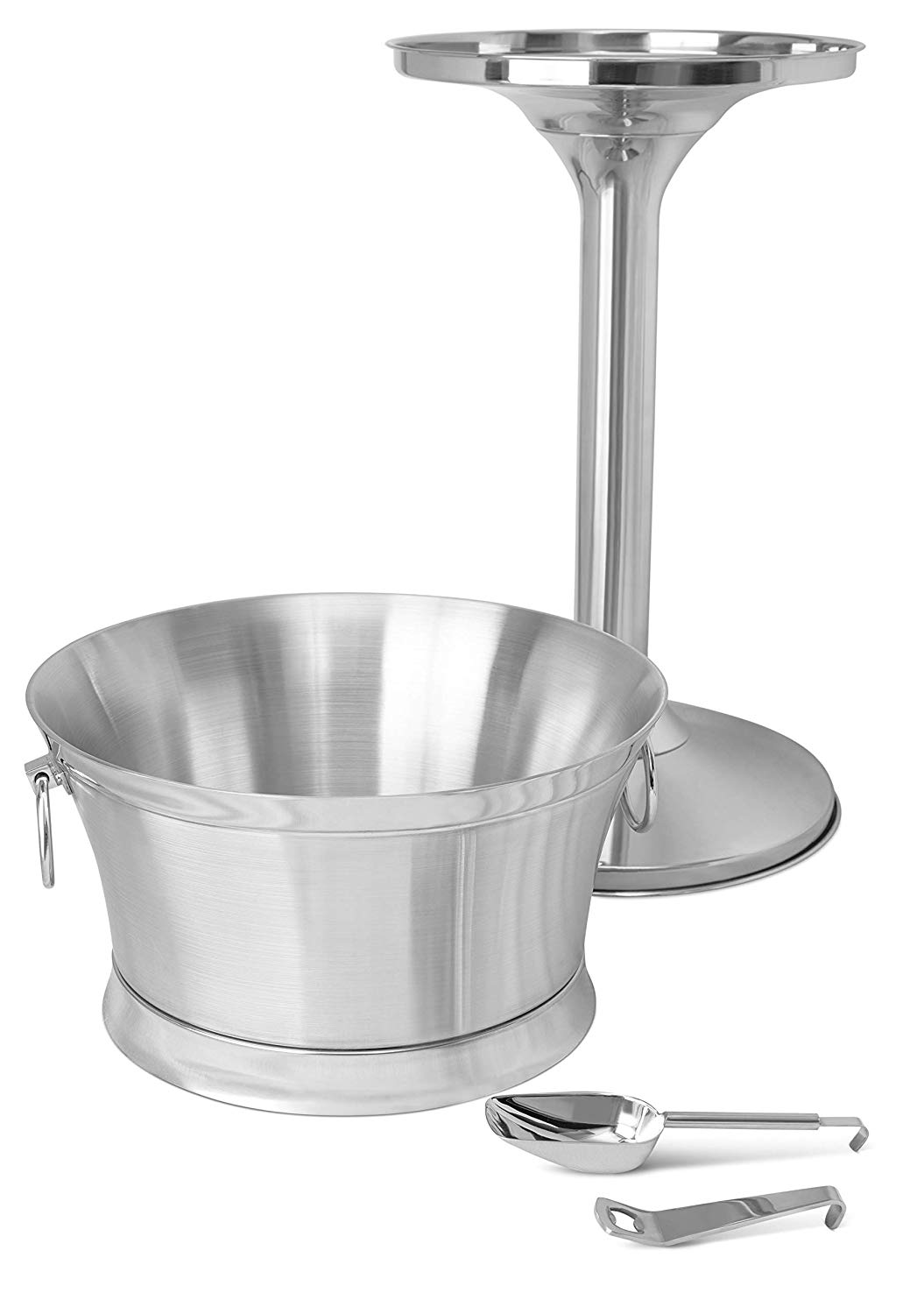 BirdRock Home 18/8 Stainless Steel 30 Qt. Beverage Tub with Stand - Silver - image 5 of 9