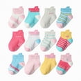 thumbnail image 4 of TOWED22 Infant Toddler Ankle Grip Socks Multi Pairs, Non-Slip Bottom Socks with Cute Animals Prints, Baby Unisex D,5-7 Y, 4 of 4