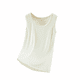 thumbnail image 2 of Ropa interior térmica para mujer, otoño e invierno, camiseta térmica de tirantes con cuello redondo y forro polar suave, sin mangas, de poliéster., 2 of 3