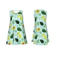 thumbnail image 7 of Pofeuu Avocado Flowers And Leaves Print Women's Sleeveless Dress, Loose Fit Summer Dress, Casual Tank Dress for Women, 7 of 7