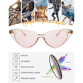 thumbnail image 4 of Retro Vintage Estrecho Ojo de gato Gafas de sol Mujer Gafas Marco de plástico Adepaton  CPB-DE-WX336-3, 4 of 5