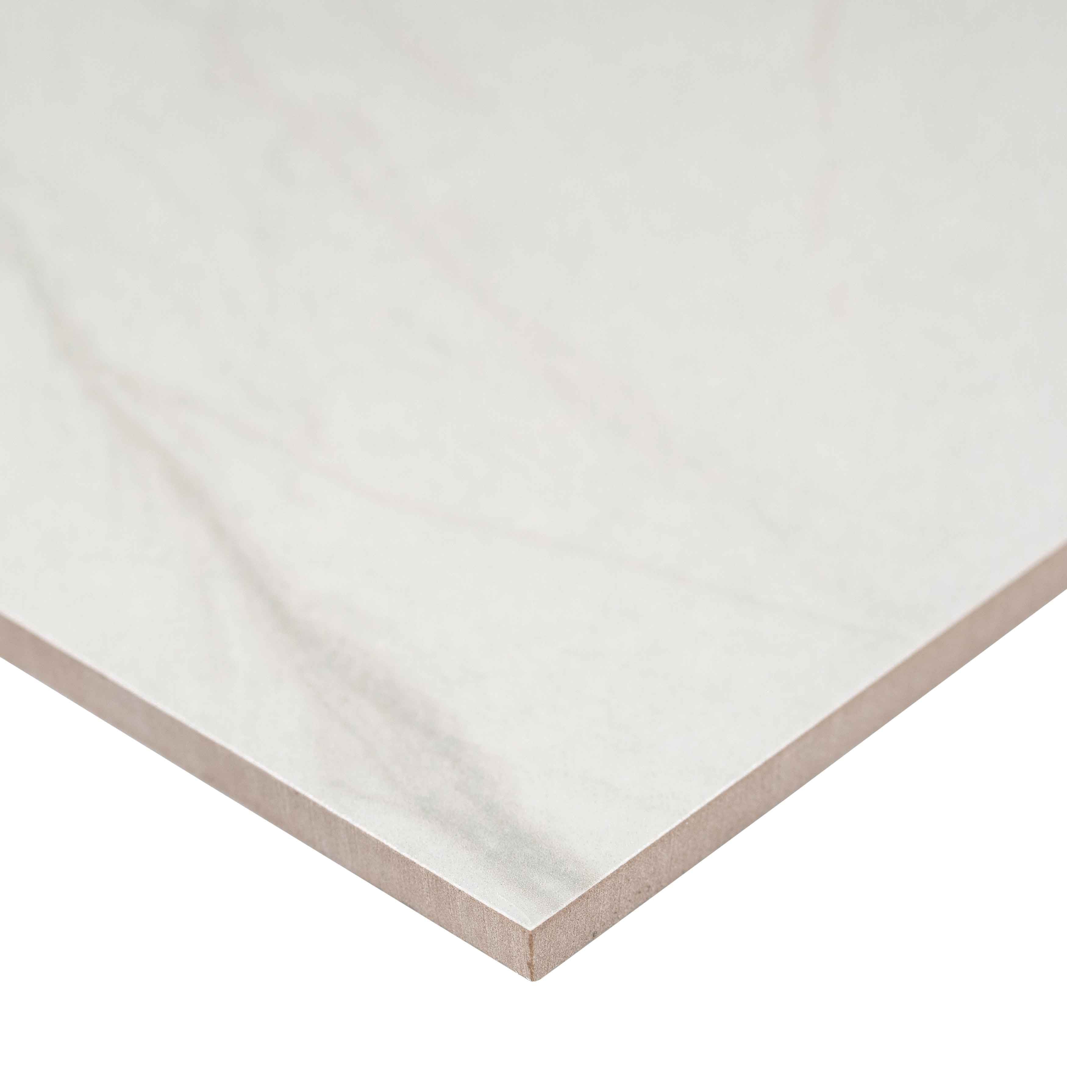 Anastasia White 12 In. X 24 In. Polished Porcelain Floor And Wall Tile (16 Sq. Ft./Case)
