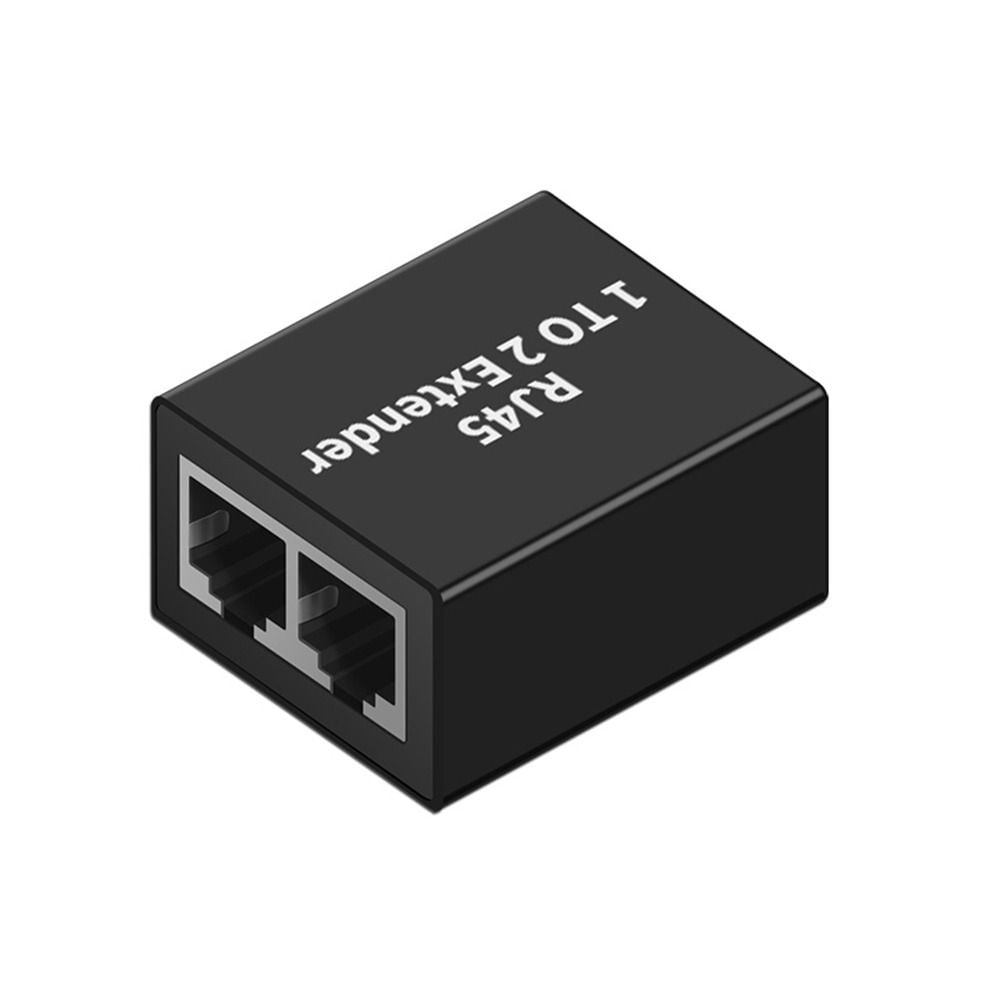 Computer Laptop LAN Cable Connector Cat7/6/5E 1 To 2 Way Network