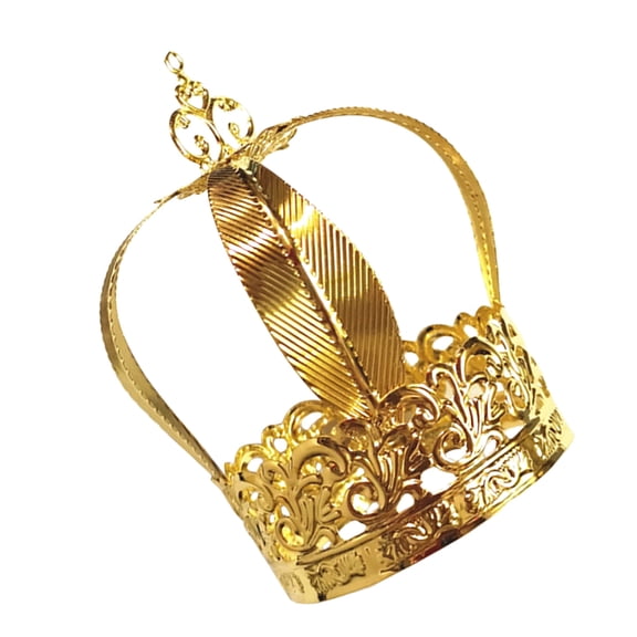 ELAYARD Lightweight Golden Cake Topper for Birthday Party Decoration, Portable and Easy to Use