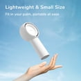 thumbnail image 4 of JISULIFE Turbo Fan-Sized Portable Fan & 16H Runtime 4000mAh USB Rechargeable Fan with 5 Wind Modes for All Occasions, 4 of 10