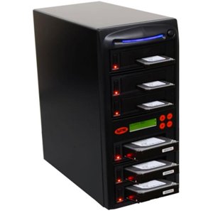 1:5 SATA 2.5" &amp; 3.5&quote; Disque dur à deux ports/boîtes d'échange / L'action de l'État solide (HDD/SSD) Duplicateur/sanitisant - (90MB/sec)