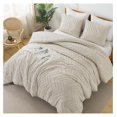 thumbnail image 2 of TiaGOC Tannish Grey Comforter Set Queen Size, 3 Pieces Boho Tufted Bedding Set & Collections, All Season Bed Set (90x90In Comforter and 2 Pillow Shams), 2 of 7