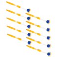 thumbnail image 2 of 10Pcs Tongue Scraper Ergonomic Design Silicone Freshen Breath Dental Plaque Removal Tongue Cleaner for Tongue Mouth Orange--, 2 of 5
