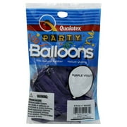 Qualatex 11" Purple Violet Latex Balloons Party Pack (8ct)