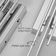 thumbnail image 5 of 31" Chrome LED Vanity Light LED Bathroom Wall Light Over Mirror 5CCT(3000K/3800K/4500K/5200K/6000K) Modern Dimmable Bathroom Wall Lamp Picture Lighting, 5 of 6