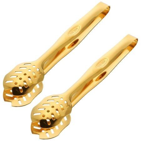 

UPOUART Tongs 2Pcs For Clamping Meat And Salad In Kitchen And Family Gathering With Stainless Steel And Hollow