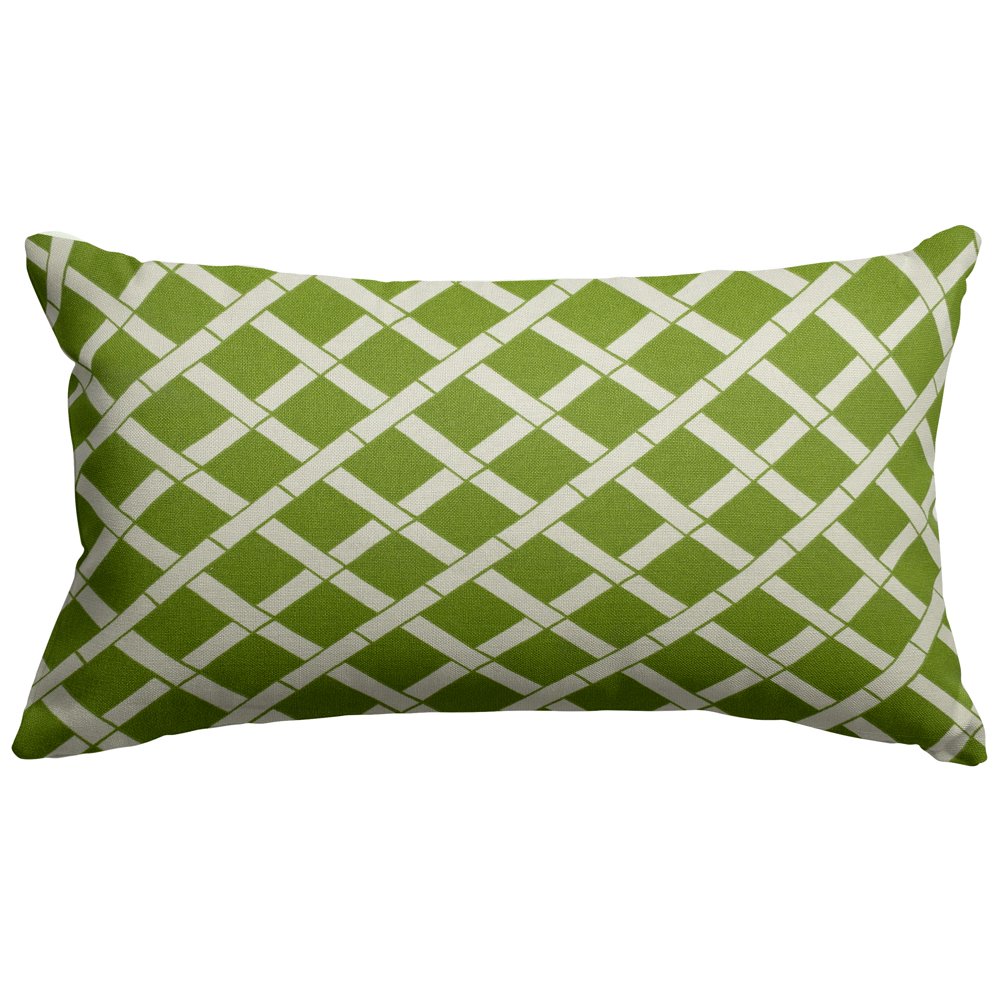 Majestic Home Goods Bamboo Indoor Outdoor Small Decorative Throw Pillow