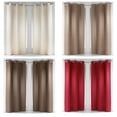 thumbnail image 3 of Set of 2 Solid Window Curtain Panel Grommet Suedine, 3 of 4