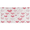thumbnail image 2 of WOBOGO Valentine Day Pink Hearts Pattern File Folders Extra Large Capacity to Hold 200 Sheets of Documents Hard Shell Ring Binder for School Home Office, 2 of 10