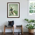 thumbnail image 3 of Art.com Mr Deer and Mrs Rabbit Art Print by Fab Funky, Brown Frame Wall Art, 32" x 40", 3 of 5