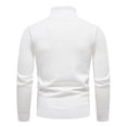 thumbnail image 4 of DHFJKG Mens Turtleneck Knitted Base Pullover Sweaters Slim Fit Solid Color Long Sleeve Layering Tops With Ribbing Edge Knitwear Classic Jumper Tops, 4 of 4