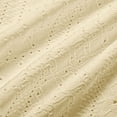 thumbnail image 6 of Women's Summer Dresses Sleeveless Round Neck Eyelet Embroidered A-Line Maxi Dress Breathable Vacation Boho Resort Sundress Yellow 2XL, 6 of 9