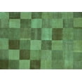 thumbnail image 1 of Ahgly Company Indoor Rectangle Oriental Turquoise Blue Modern Area Rugs, 4' x 6', 1 of 4