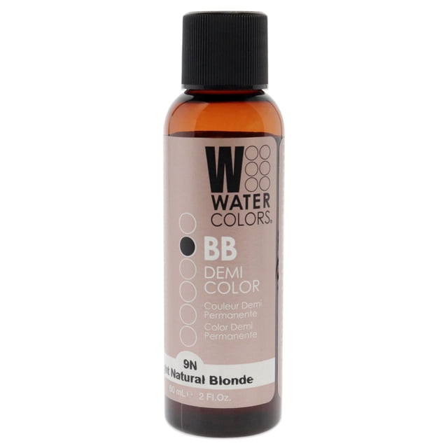 Tinte semipermanente para cabello Watercolors BB - Rubio natural claro 9N de Tressa para unisex - Tinte para cabello de 2 oz Tressa Color de pelo 2 oz