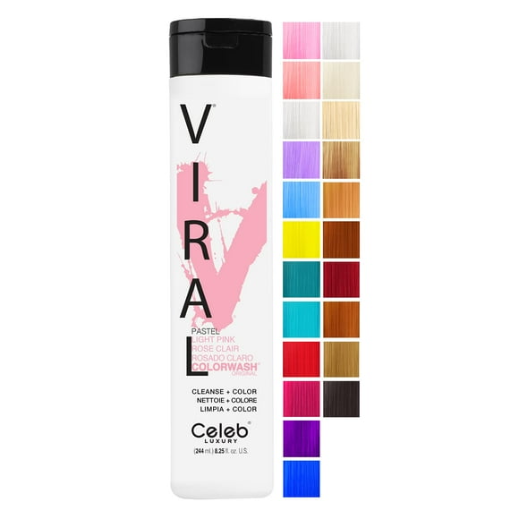 Champú depositante de tintes para el cabello Celeb Luxury Viral Colorwash