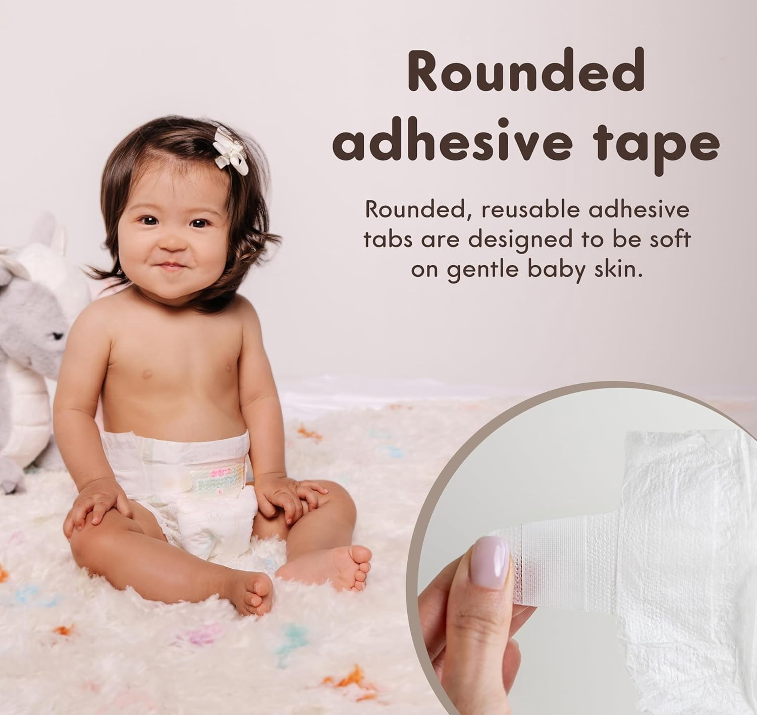 MANEKI Baby Disposable Baby Diapers Size 2 (9-18 lbs) 66 Count, Up to 12-Hour of Comfort, Leak Protection, Super Absorbent, Hypoallergenic (Select for More)