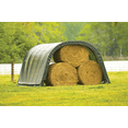 thumbnail image 5 of ShelterLogic Round Style Run-in Shelter, Green, 12 x 20 x 8 ft., 5 of 8