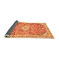 thumbnail image 2 of Ahgly Company Indoor Square Abstract Orange Modern Area Rugs, 8' Square, 2 of 4