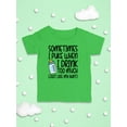 thumbnail image 3 of Sometimes I Puke When I Drink T-Shirt Infant -Smartprints Designs,  12 Months, 3 of 4
