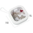 thumbnail image 3 of 2Pcs Hair Tie Organizer Storage Stackable Portable Qtip Travel Case Holder, 3 of 20