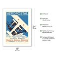 thumbnail image 2 of Aéropostale - Air Mail Service to Europe Africa America - Compagnie Générale Aéropostale - Vintage Airline Travel Poster by J. Besson c.1930 - Fine Art Matte Paper Print (Unframed) 18x24in, 2 of 4