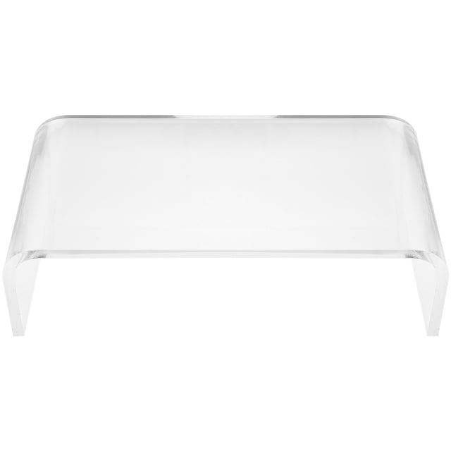 OULII Back to School Clear Display Risers Acrylic Transparent Desk Space Saving Adults 1Pcs