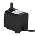 thumbnail image 2 of Bomba sumergible para acuario de 600 l/h y 8 W para peceras, jardines acuáticos y fuentes. Enchufe de 110 V para EE. UU., compatible con estanques, 2 of 8