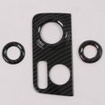 thumbnail image 5 of Ajuste de la cubierta de la perilla de acondicionamiento Abs de fibra de carbono del coche Compatible con Xpander 2022 2023, 5 of 5
