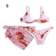 thumbnail image 4 of Eigraketly Traje de baño de tres piezas para mujer, conjunto dividido, traje de baño acolchado con cable, traje de baño Sexy sin mangas para playa, traje Type2 NO2 Eigraketly OD021114-07, 4 of 6
