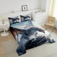 thumbnail image 3 of Dragon Comforter Set Full ,Gothic Dragon Bedding Set Hippie Room Decor,Safari Animal Bedding Comforter Sets Dragon Decorations Mountain Quilt Bed Set 3Pcs, 3 of 5