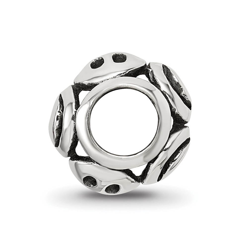 Sterling Silver Reflections Smiley Faces Bead