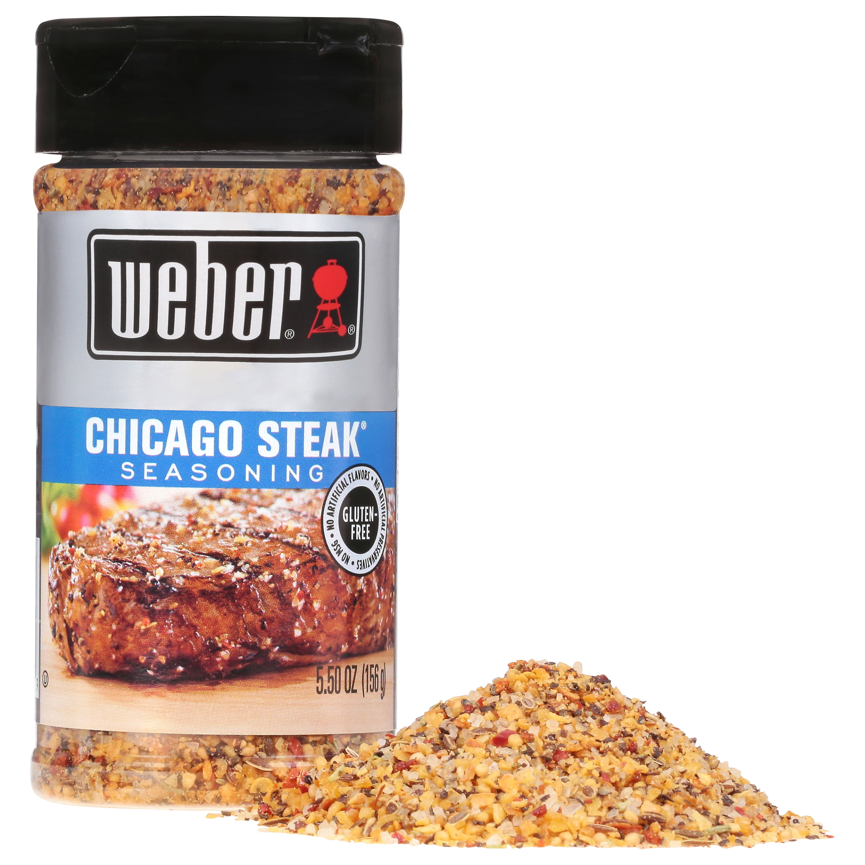 Weber Salt-free Steak Seasoning, 2.5 Ounce Jar (Pack of 3) : Grocery &  Gourmet Food 