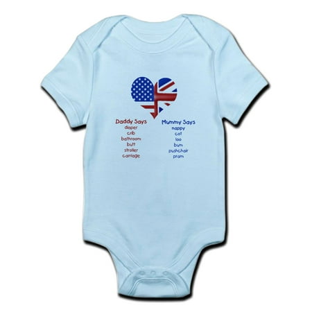 

CafePress - American Daddy English Mummy Infant Bodysuit - Baby Light Bodysuit