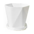 thumbnail image 1 of pitrice Flowerpot Gardening Base Container Garden Ornament Multiple Colors Plant Planter Practical Portable Fashionable White, 1 of 9