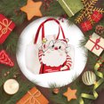 thumbnail image 7 of S SERENABLE Santa Claus Suit Christmas Bags Santa Themed Christmas Gift Bags for Kids, Adults, Employee Christmas Gifts Bags Christmas Holiday Party Supplies 7.48 x 3.74 x 4.33inch, 7 of 7