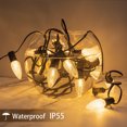 thumbnail image 5 of Austin Coast 25-Pack C9 LED Bulbs, Warm White 2700K, E17 Base, Commercial-Grade Outdoor Holiday & Christmas Lights, 5 of 7