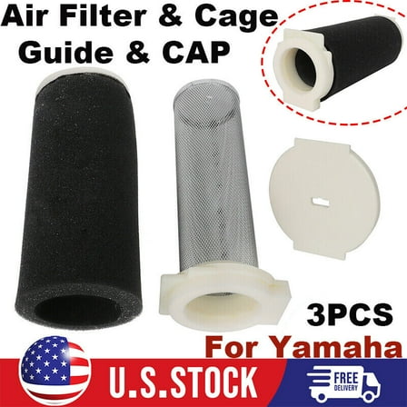 Air Filter & Cage Guide & CAP Kit For Yamaha Grizzly 600 YFM600 1999-2008 new