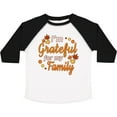 thumbnail image 3 of Inktastic I'm Grateful for my Family in Orange with Fall Leaves Boys or Girls Toddler T-Shirt, 3 of 5