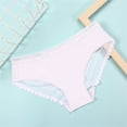 thumbnail image 4 of adviicd Cotton Panties for Women Cotton High Waist Underwear Soft Briefs Comfy Breathable Ladies C Section Panties White Large, 4 of 5