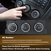 Unique Bargains 55056826AB A/C Heater Climate Control Module for Dodge for Ram 1500 2009-2011 HVAC Control Switch Panel Replacement No.55056826AC/55056826AD/55056826AE