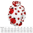 thumbnail image 2 of Ladybug Oversized Hoodies for Women Pullover Womens Clothes with Pocket Mens Ultimate Pullover Hoodie Sweatshirt S-6XL, 2 of 8
