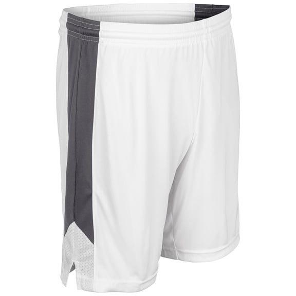 Dagger Basketball Short - WHITE BODY, CHARCOAL BODY - 3XL