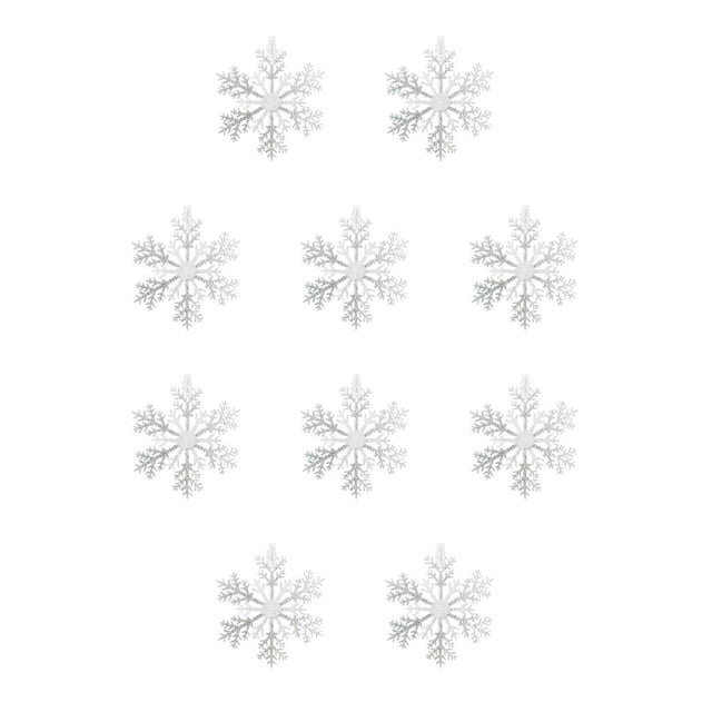 Injueey Copo de nieve de Navidad Festival de vacaciones de invierno Decoración Acrílico Colgante Boda Cumpleaños Adorno decorativo al aire Type1 NO1